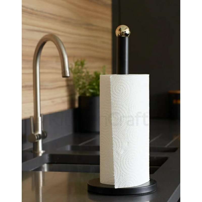 Matt Black And Brass Finish Towel Holder Holbury Hardware Stores