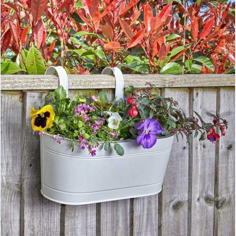 Fence And Balcony Hanging Planter Ivory Holbury Hardware Stores