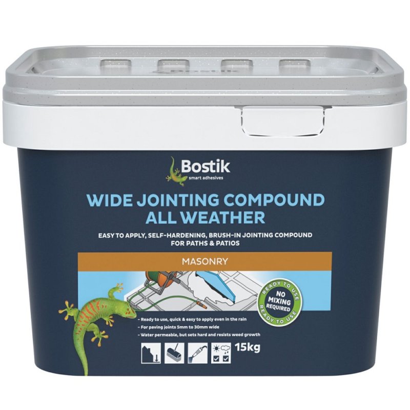 15Kg All Weather Wide Jointing Compound Grey Holbury Hardware Stores