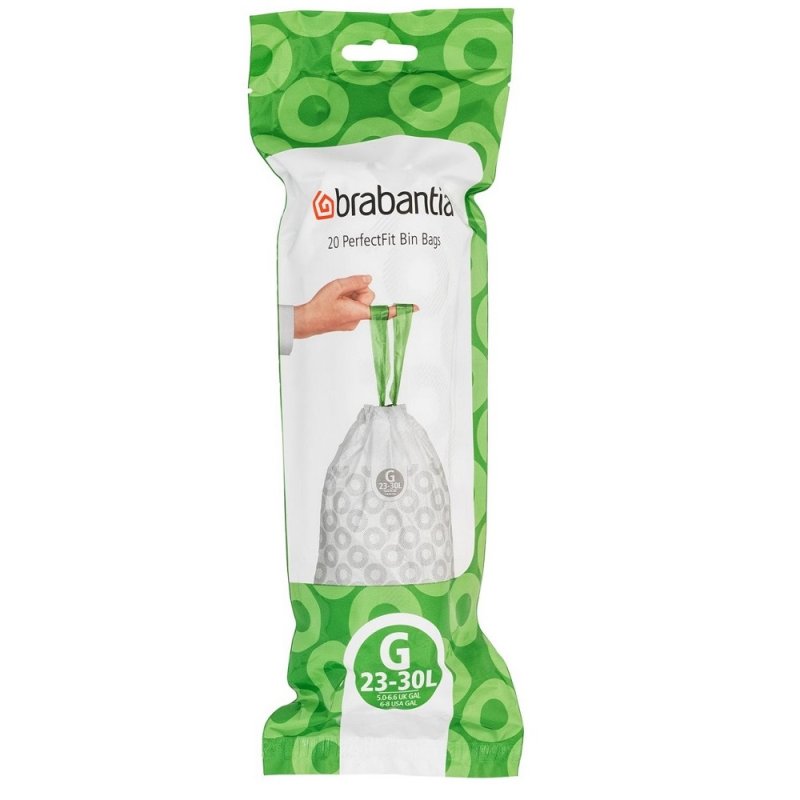 Brabantia Waste Bin Liners G 30L Holbury Hardware Stores