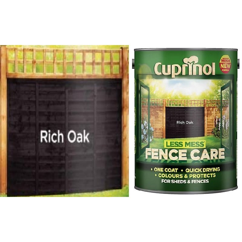 Cuprinol Rich Oak Fence Care 6 Ltr Holbury Hardware Stores