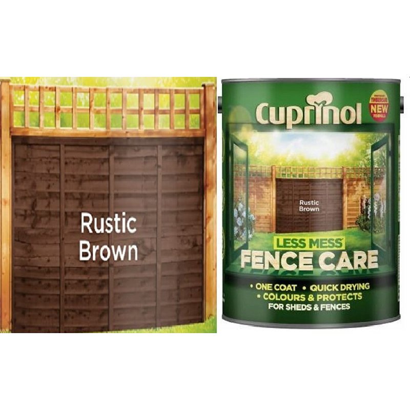 Cuprinol Rustic Brown Fence Care 6 Ltr Holbury Hardware Stores
