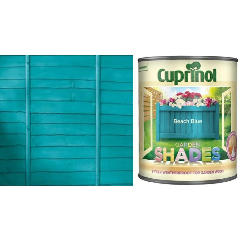 Cuprinol Beach Blue Garden Shades 1Ltr Holbury Hardware Stores