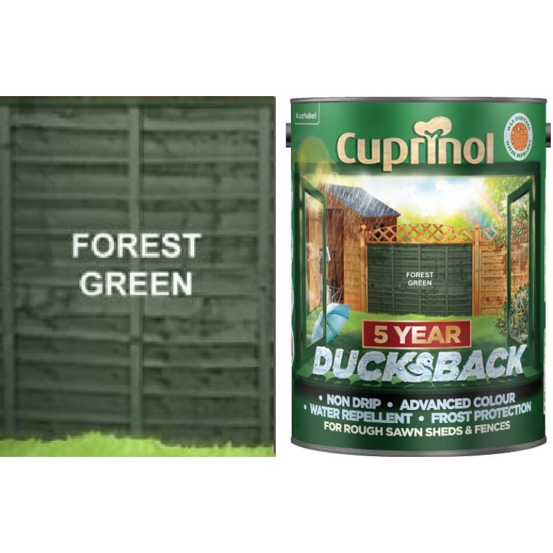 Cuprinol Ducksback Forest Green 5L Holbury Hardware Stores