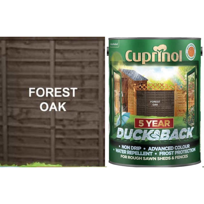 Cuprinol Ducksback Forest Oak 5L Holbury Hardware Stores