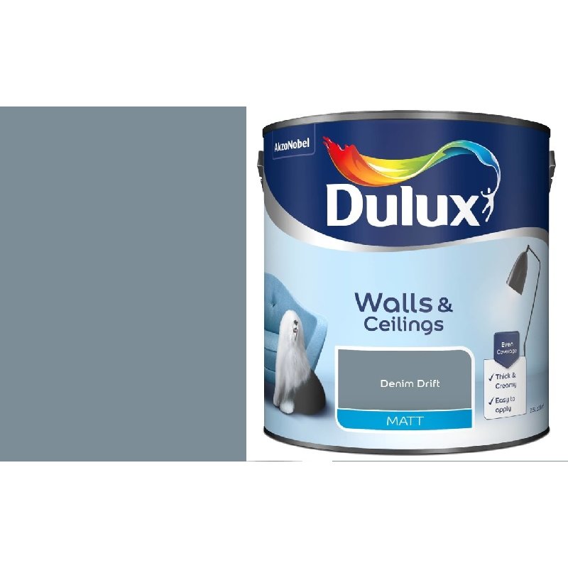 Dulux 2.5L Denim Drift Vinyl Matt Holbury Hardware Stores