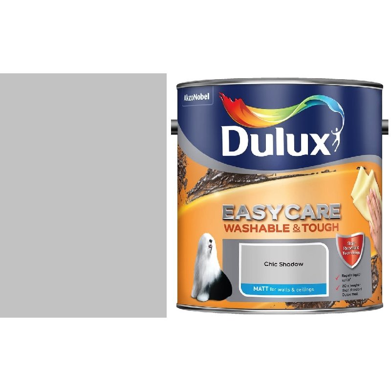 Dulux 2.5L Chic Shadow Easycare Matt Holbury Hardware Stores