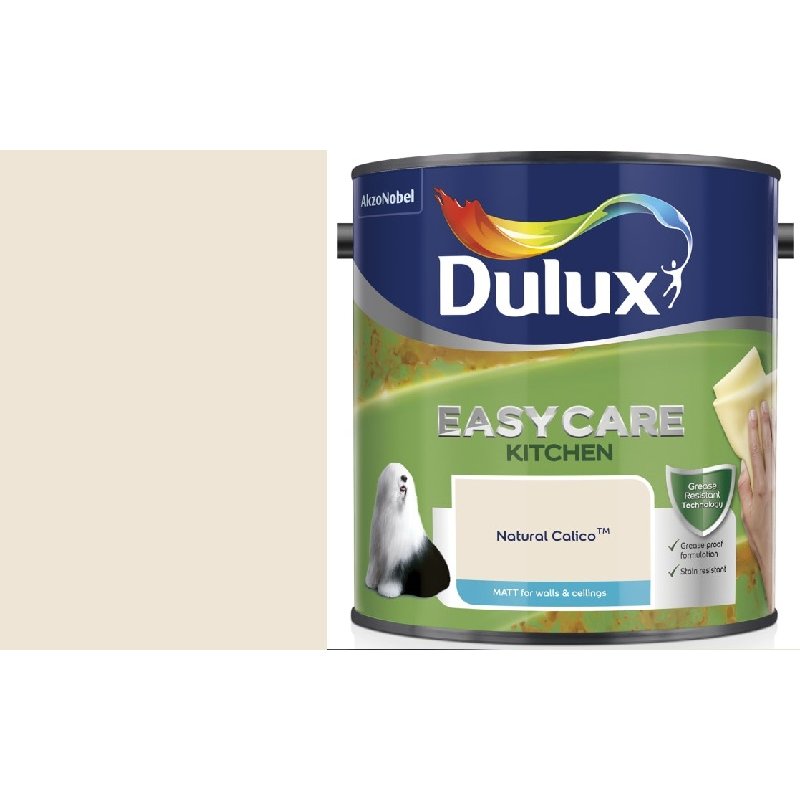 Dulux 2.5L Natural Calico Kitchen Matt Holbury Hardware Stores