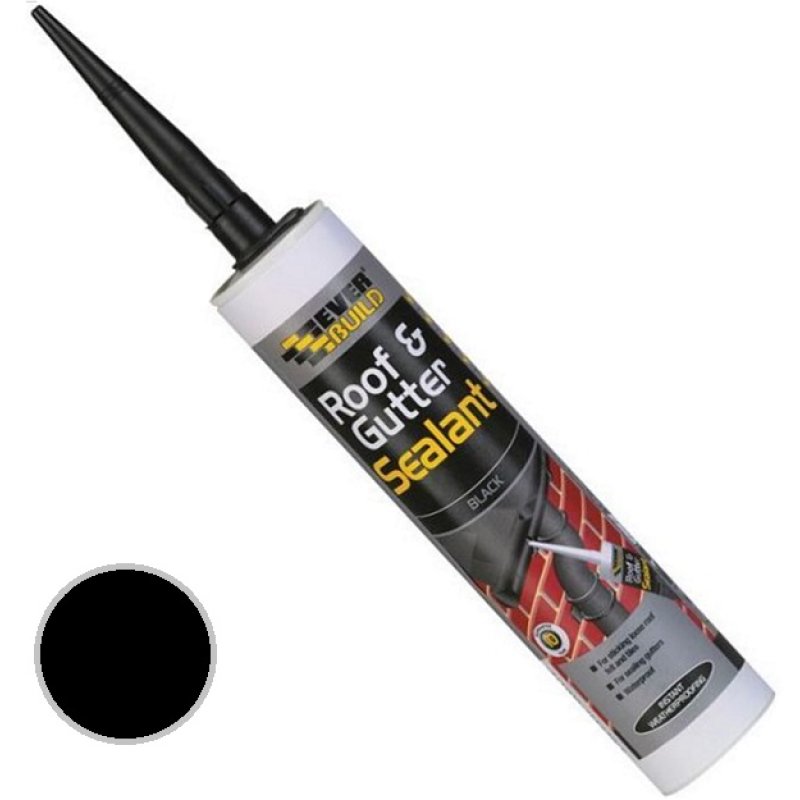 Everbuild Roof And Gutter Sealant Black Holbury Hardware Stores