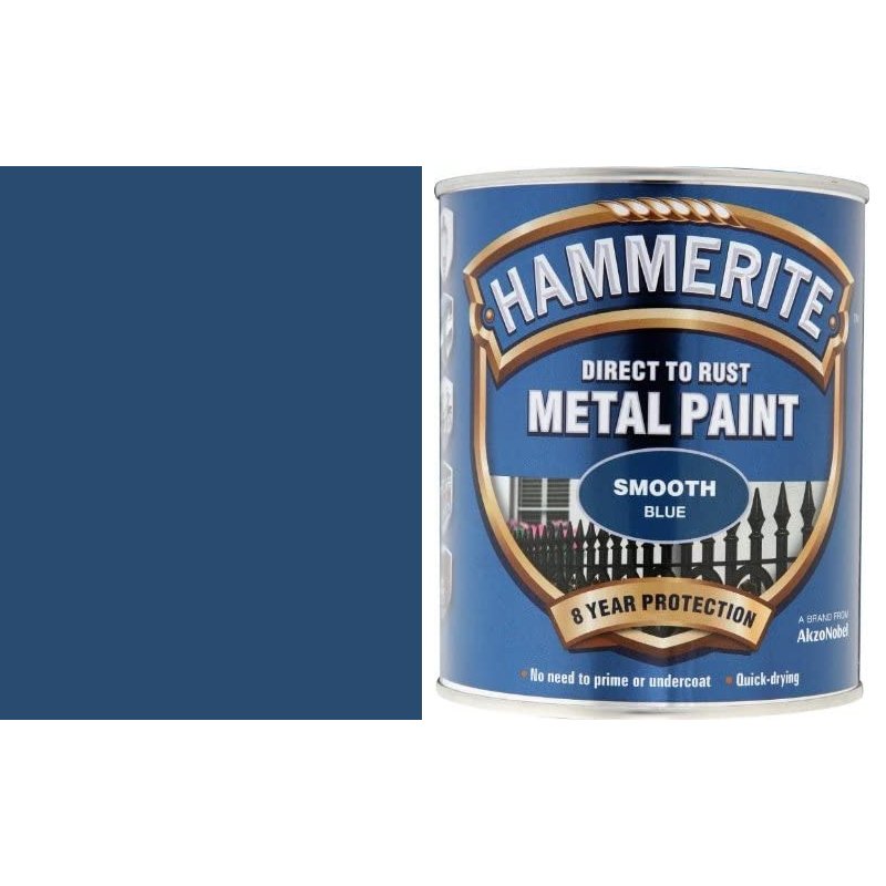 Hammerite Smooth Blue 250Ml Holbury Hardware Stores