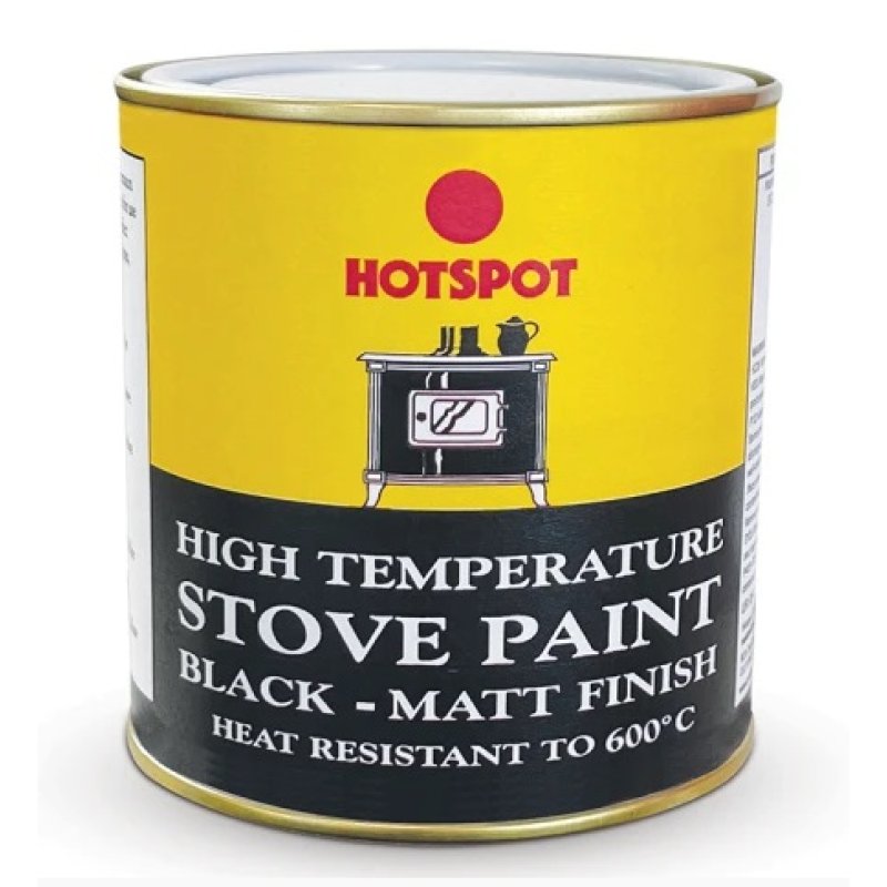 Stove Paint Matt Black 250Ml Holbury Hardware Stores