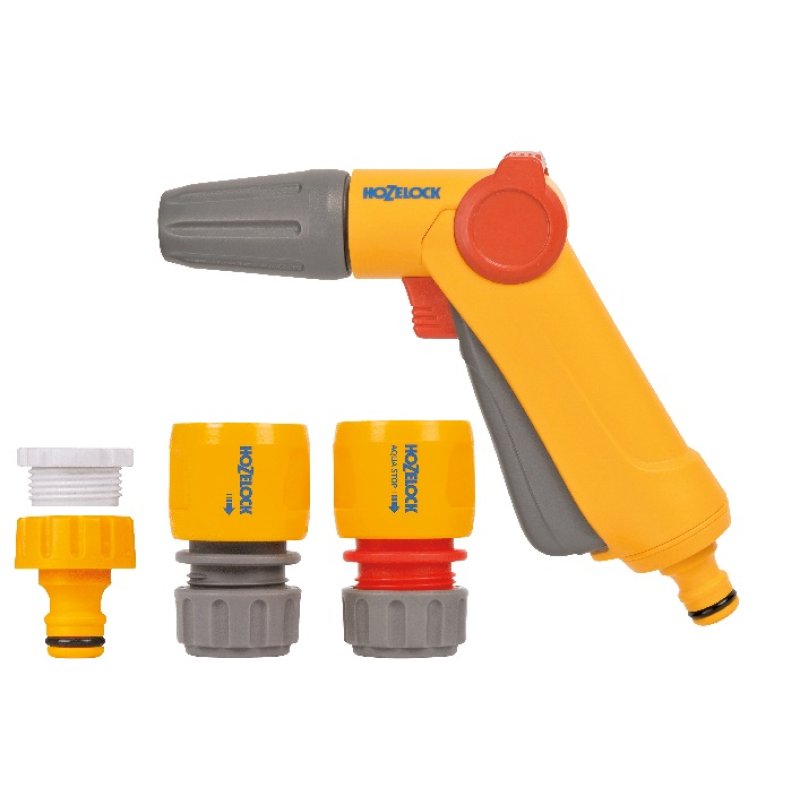 Jet Spray Gun + Fittings Hozelock Holbury Hardware Stores