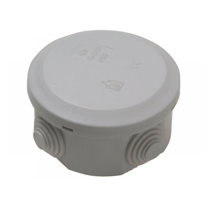 4 Port Round Outdoor Junction Box Holbury Hardware Stores