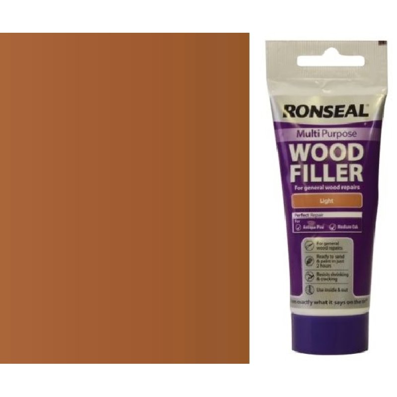 Ronseal MultiPurpose Light Wood Filler 100G Holbury Hardware Stores
