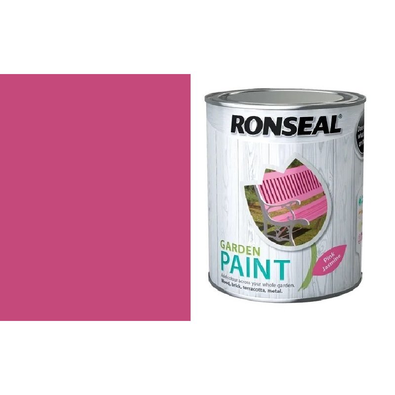 Ronseal Garden Paint Pink Jasmine 750Ml Holbury Hardware Stores