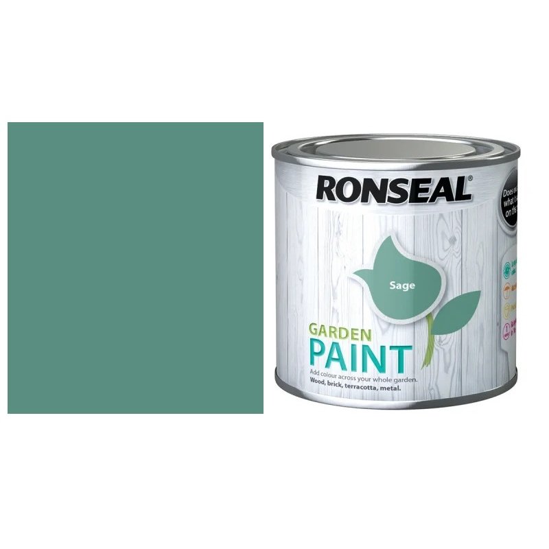 Ronseal Garden Paint Sage 250Ml Holbury Hardware Stores