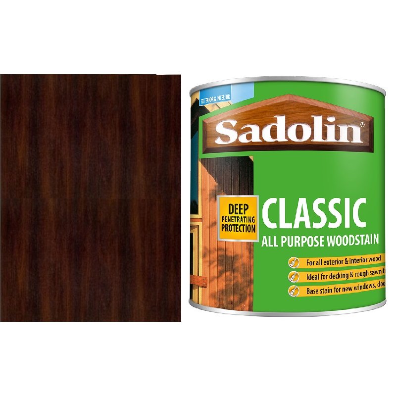 Jacobean Walnut Sadolin Classic 2.5Ltr Holbury Hardware Stores