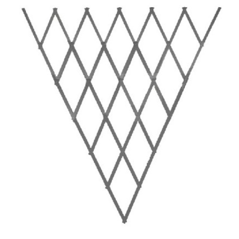 Heavy Duty Expanding Fan Trellis Slate Grey,1.8x0.9m, Holbury