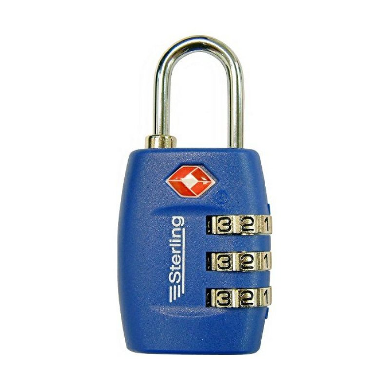 Sterling 3 Dial Combination Luggage Padlock Holbury Hardware Stores