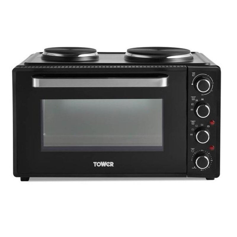 Tower 42 Litre Mini Oven with Hot Plates Holbury Hardware Stores