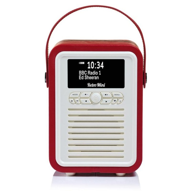 Retro Mini DAB Radio Red Holbury Hardware Stores