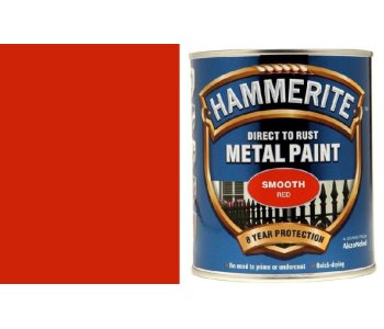 afdeling forsvinde Brug af en computer Hammerite Smooth Red 750Ml | Holbury Hardware Stores